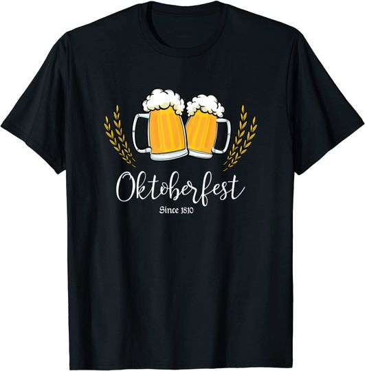 Discover T-shirt para Homem e Mulher Oktoberfest Since 1980