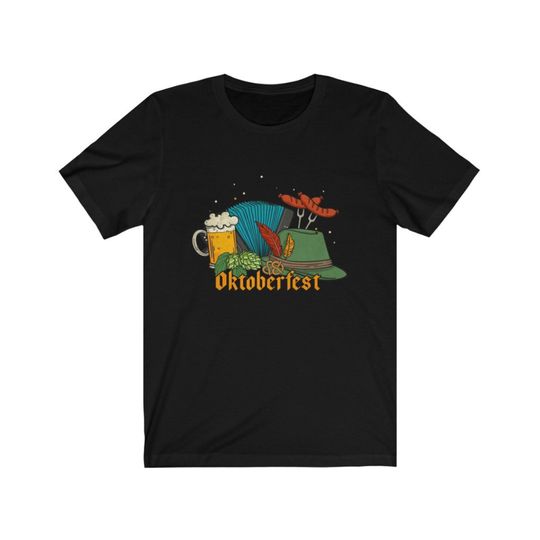 Discover T-shirt para Homem e Mulher com Festival de Cerveja Oktoberfest