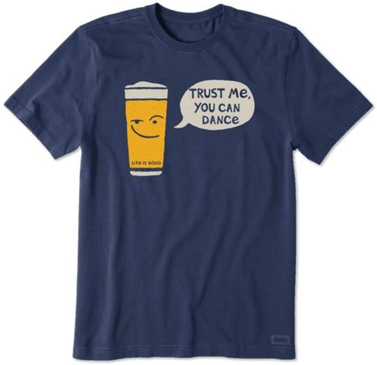 Discover T-shirt para Homem e Mulher Cerveja Divertida Trust Me You can Dance