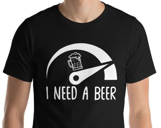 Discover T-shirt para Homem I Need a Beer