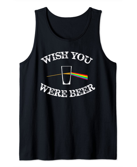 Discover Camisola sem Mangas Unissexo Wish You Were Beer