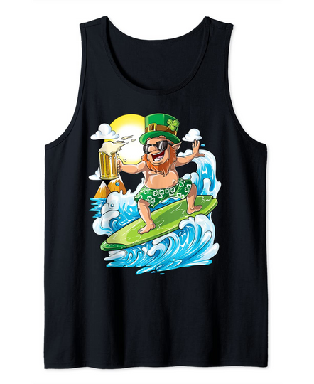 Discover Camisola sem Mangas Unissexo Hawaii Surfing Beer