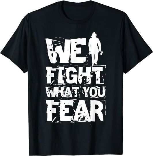 Discover T-shirt Unissexo Manga Curta We Fight What You Fear