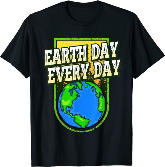 Discover T-Shirt Unissexo Manga Curta Earth Day Every Day