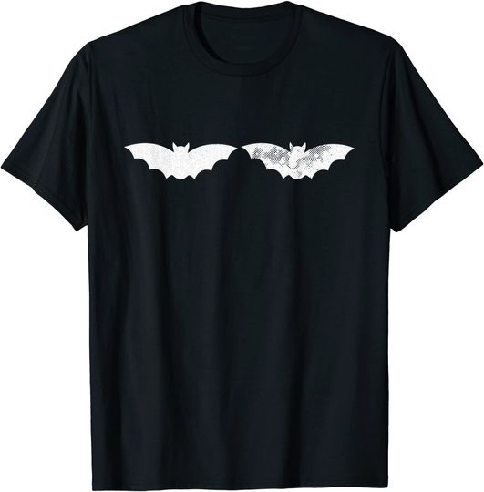 T-shirt para Homem e Mulher com Morcegos