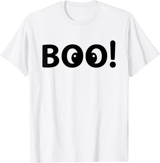 Discover T-shirt para Homem e Mulher Halloween Boo Eyes Scary
