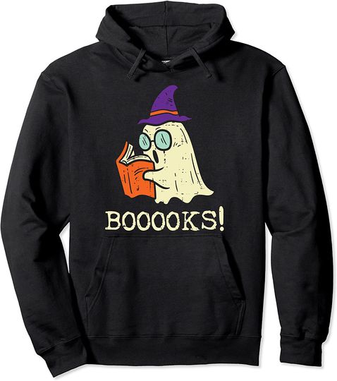 Discover Hoodie Unissexo Lindo Fantasma Booooks Halloween