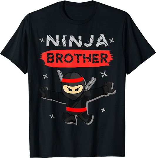 Discover T-Shirt Unissexo Manga Curta Ninja Brother