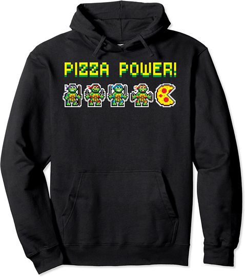 Discover Hoodie Unissexo Pizza Power Ninja Turtles