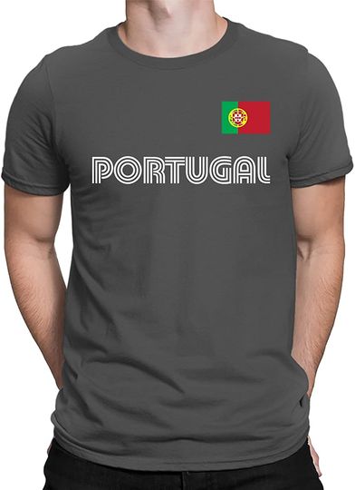 Discover T-shirt para Homem Portugal com Bandeira