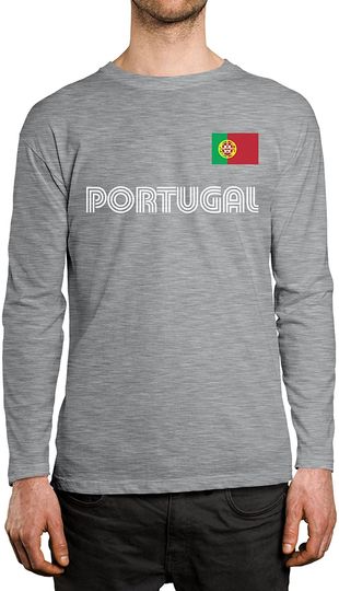 Discover Camisola de Mangas Compridas para Homem Futebol de Portugal