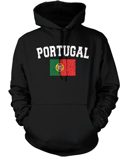 Discover Hoodie Unissexo Bandeira de Portugal Futebol de Portugal