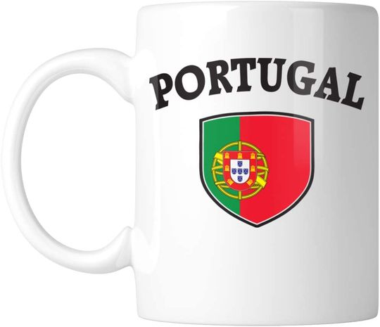 Discover Caneca de Cerâmica Clássica com Bandeira de Portugal