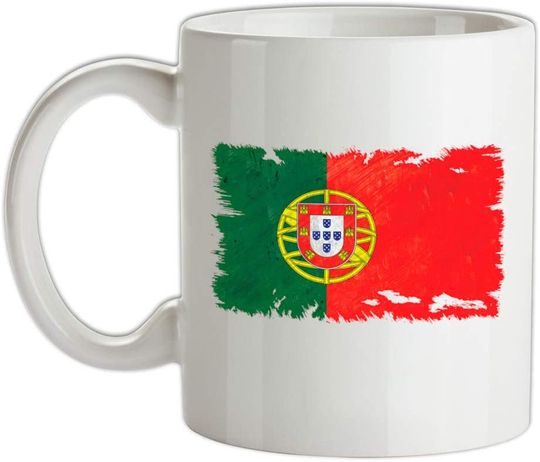 Discover Caneca de Cerâmica Clássica com Estampa de Bandeira de Portugal