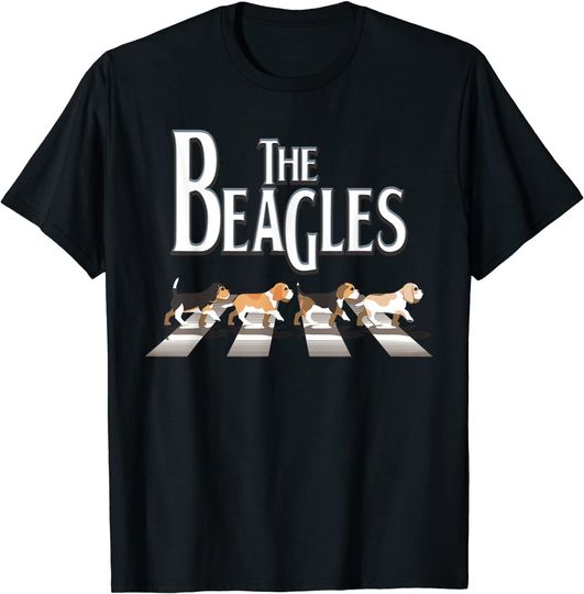 Discover T-shirt para Homem e Mulher Presente Divertido The Beagles