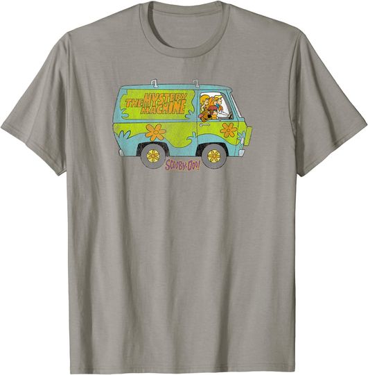 Discover T-shirt para Homem e Mulher Scooby-Doo The Mystery Machine