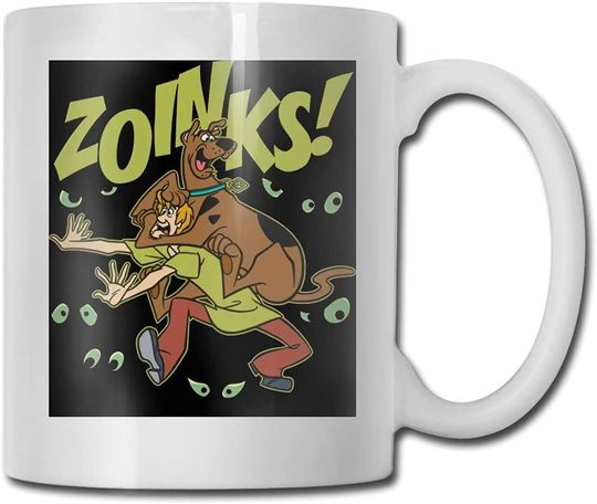Discover Caneca de Cerâmica Clássica Divertido com Scooby Doo Zoinks