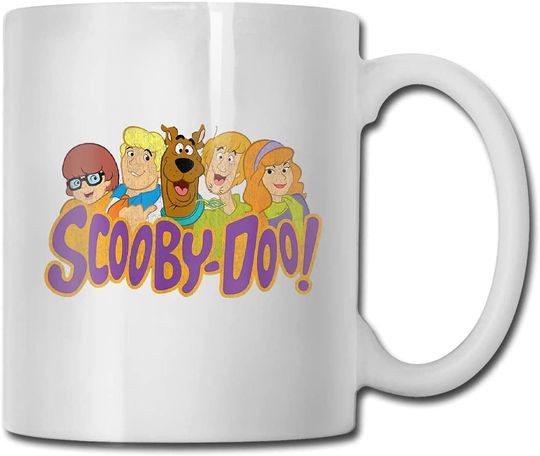 Discover Caneca de Cerâmica Clássica Team Adventure Scooby Doo