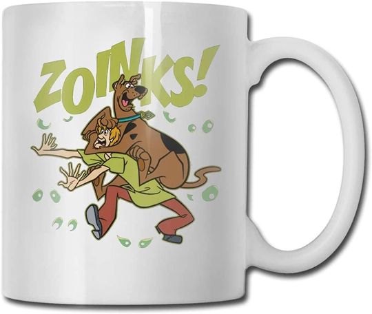 Discover Caneca de Cerâmica Clássica Divertido Scooby Doo Zoinks