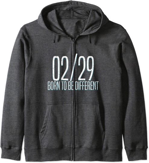Discover Hoodie com Fecho-éclair Unissexo 2/29 Born To Be Different