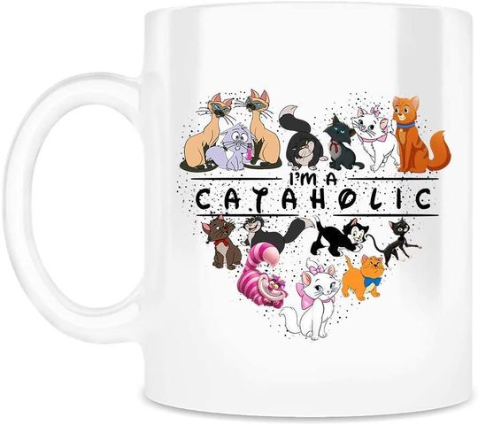 Discover Caneca de Cerâmica Clássica Gato I’m a Cataholic