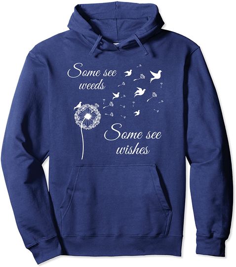 Discover Hoodie Unissexo Vintage Dente-de-leão Some See Weeds Some See Wishes