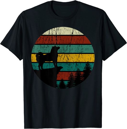 Discover T-shirt Unissexo com Estampa de Shiba Inu