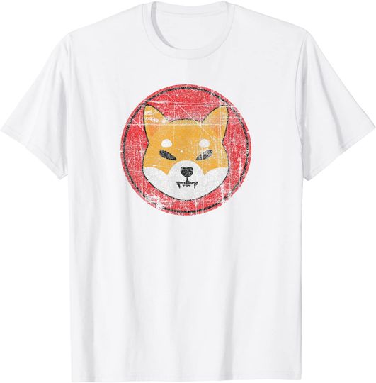 Discover T-shirt para Homem e Mulher com Logo Shiba Inu