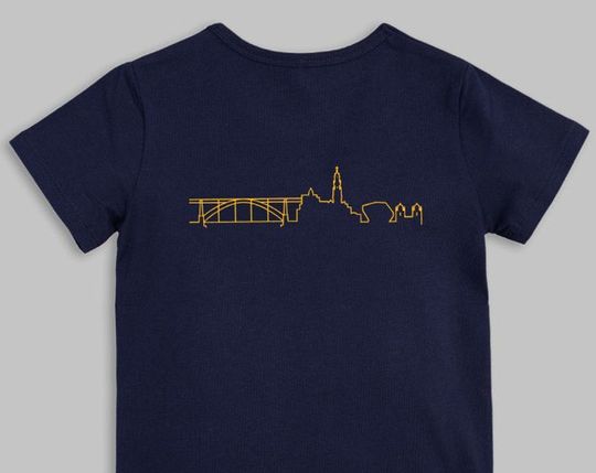 Discover T-shirt para Homem e Mulher com Cidade de Porto