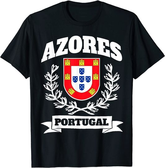 Discover T-shirt para Homem e Mulher Ilha de Açores Portugal