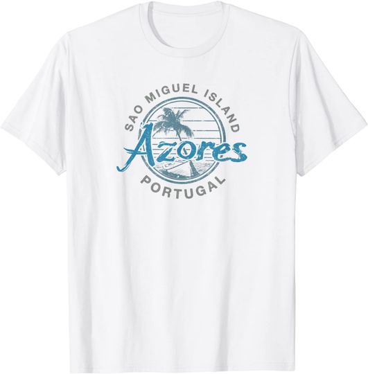 Discover T-shirt para Homem e Mulher Ilha de São Miguel Açores Portugal