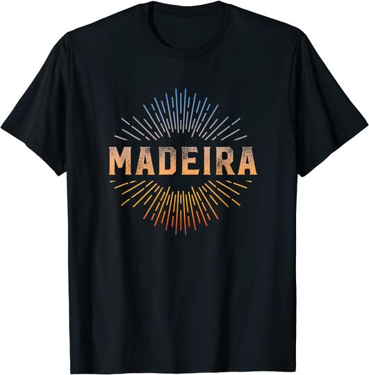 Discover T-shirt para Homem e Mulher Madeira Portugal Pôr de Sol