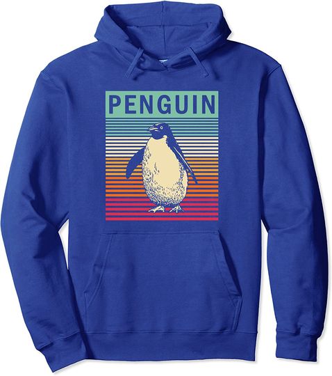 Discover Hoodie Unissexo Retrô Pinguim