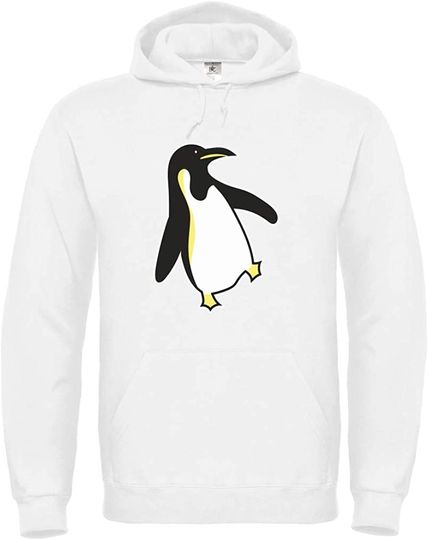 Hoodie Unissexo Presente Ideal para Amantes de Penguin