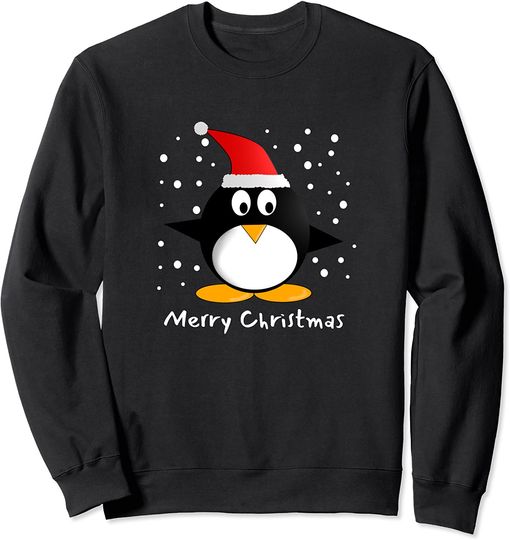 Discover Suéter Unissexo Pinguim Feliz Natal