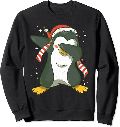 Discover Suéter Unissexo Pinguim Dab Natal