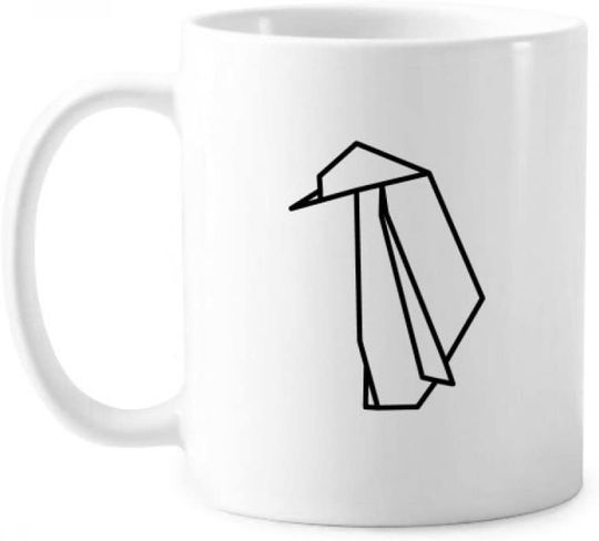 Discover Caneca de Cerâmica Clássica Pinguim de Papel