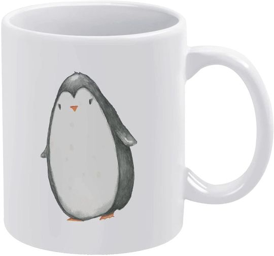 Discover Caneca de Cerâmica Clássica Pinguim Fofo