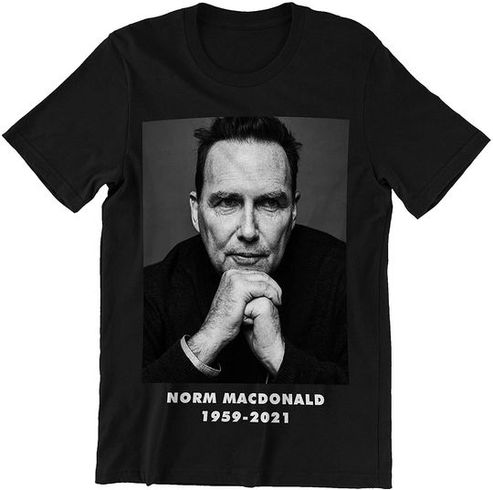 Discover Norm Macdonald 1959-2021 | Camiseta T Shirt Unissexo Manga Curta