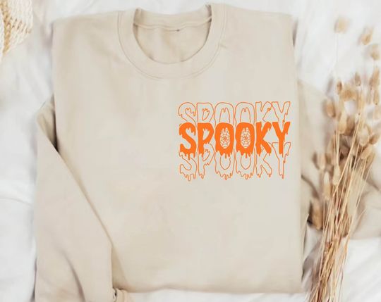 Discover Suéter Unissexo Spooky Halloween com Teia de Aranha