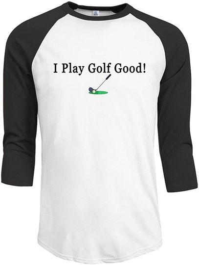 Discover T-Shirt Manga 3/4 Raglan I Play Golf Good