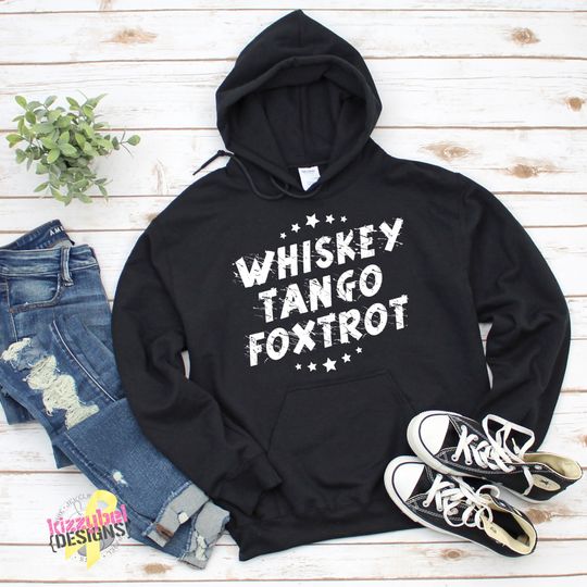 Discover Sweatshirt com Capuz Whiskey Tango Foxtrot