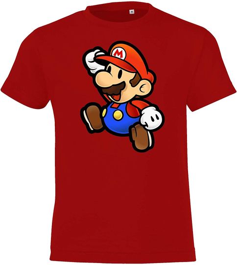 Discover T-Shirt Unissexo Manga Curta Presente para Quem Gosta de Super Mario