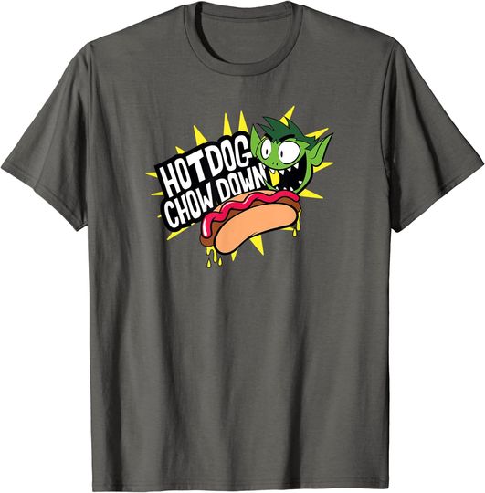 Discover T-shirt para Homem e Mulher Teen Titans Go Chowdown