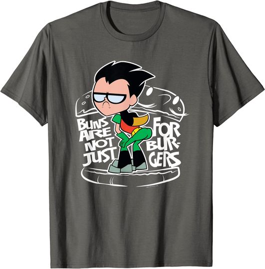 Camiseta para Homem e Mulher Teen Titans Go Robin Buns