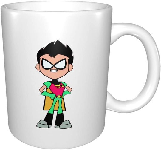 Discover Caneca de Cerâmica Clássica Teen Titans Go Robin