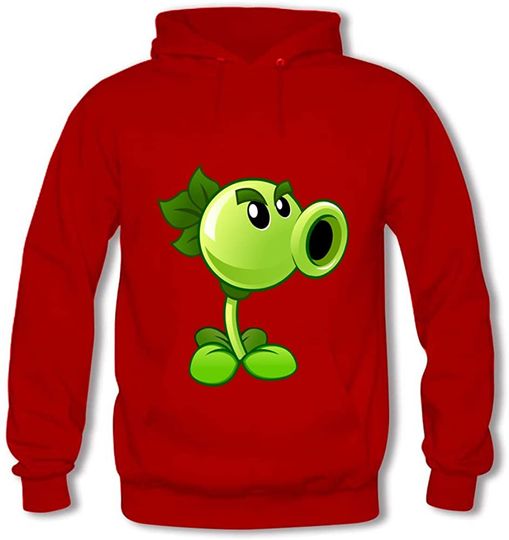 Hoodie Sweatshirt com Capuz Unissexo Plants Vs Zombies Peashooter