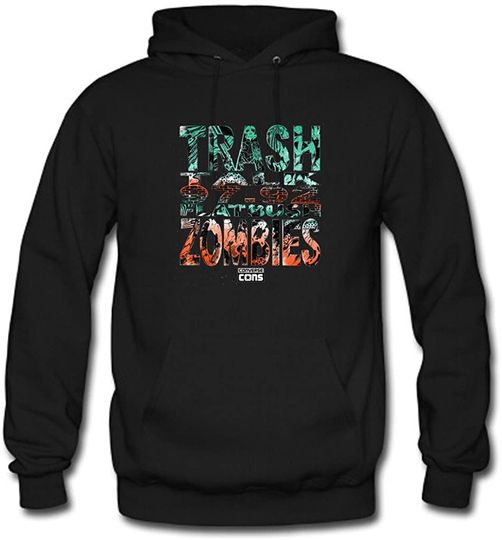Discover Hoodie Sweatshirt com Capuz Letras Transparentes Coloridas Flatbush Zombies