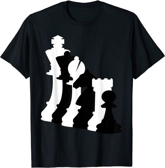 Discover T-shirt para Homem e Mulher Xadrez Padeira Mestre do Xadrez