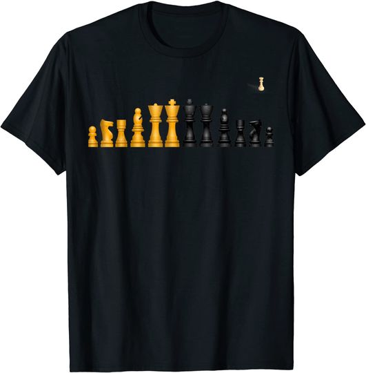 Discover Camiseta Xadrez Rainha Preto e Dourado Perfeito para Homem e Mulher